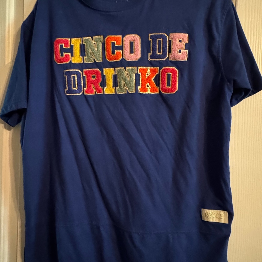 Cinco De Drinko Blue T-Shirt